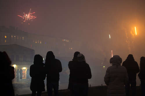 Fireworks at Görli