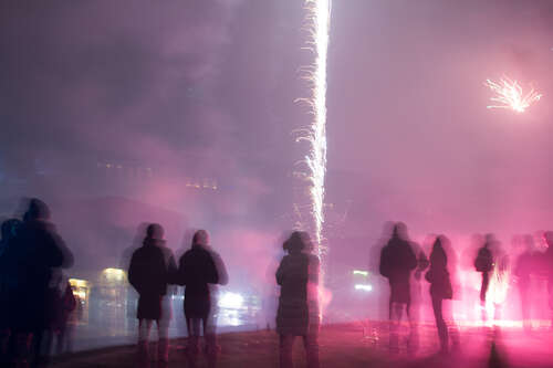 Fireworks at Görli