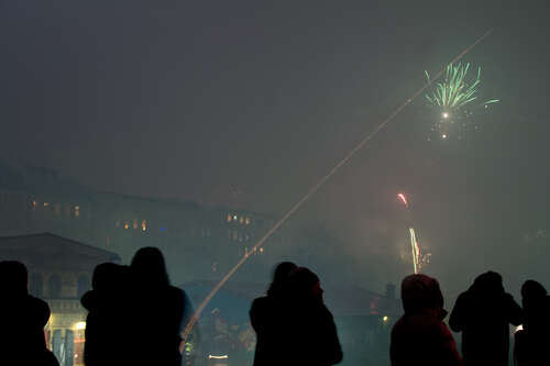 Fireworks at Görli