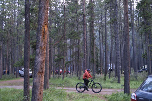 Camping in Banff